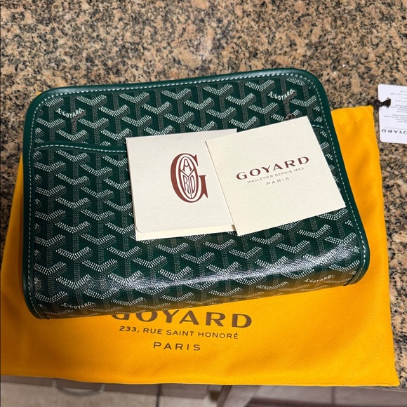 Goyard Other - Goyard Emerald Monogram Clutch